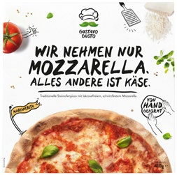 Pizza Margherita von Gustavo Gusto im aktuellen REWE Prospekt